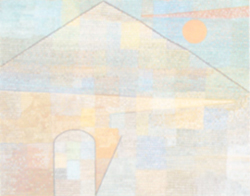 A 'ghosted image' of Ad Parnassum by Paul Klee