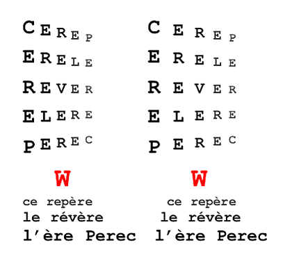 A stereogramme by Robert Rapilly